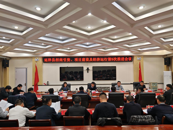 延津县召开招商引资、项目建设及经济运行第9次推进会